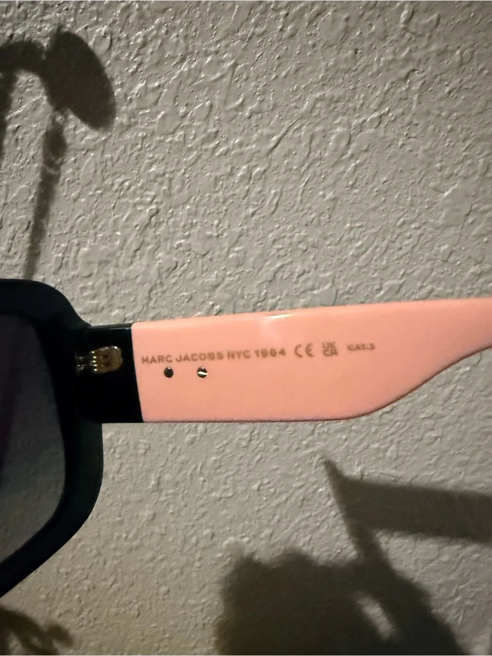 Marc Jacobs Black Square Sunglasses